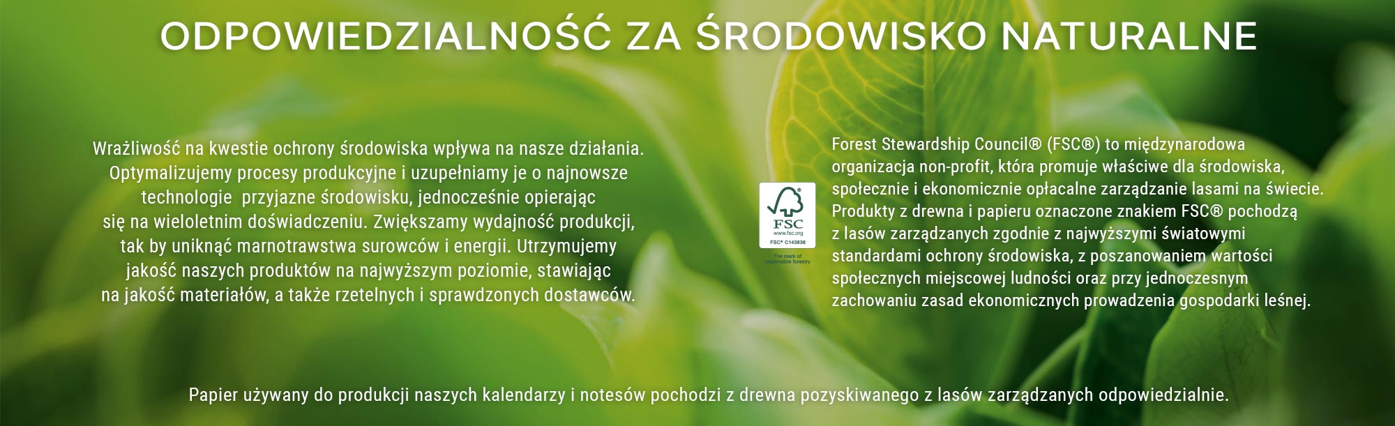 eko kalendarze i notesy