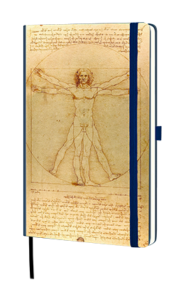 notes Art Masters da Vinci Człowiek Witruwiański