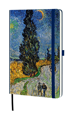 notes Van Gogh Droga z cyprysami Art Masters